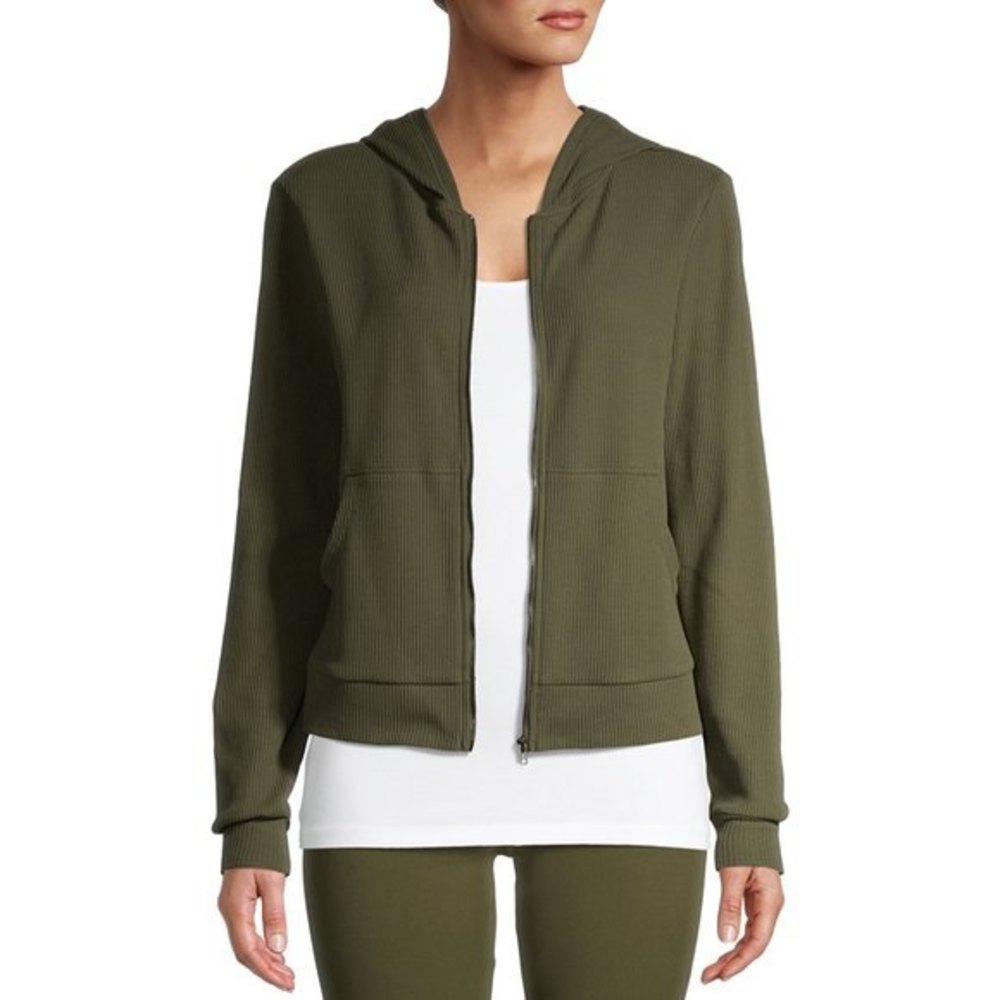 Thermal Athleisure Zip-Up Hooded Jacket XXL NWT